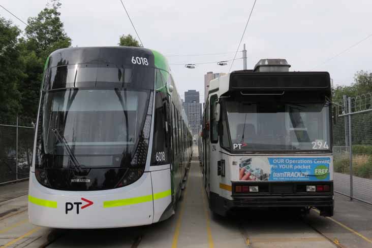 Yarra Trams E Class 6018 & A Class 294